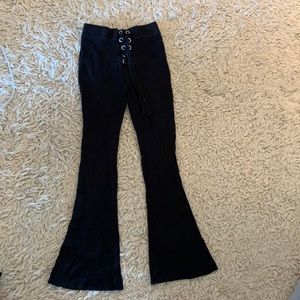 Black Flare Pants